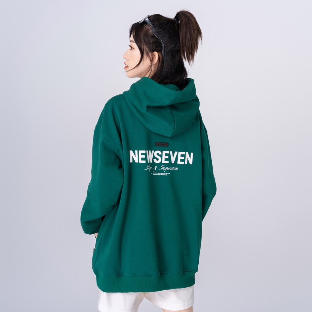 Áo Hoodie NEWSEVEN Signature Basic. Áo N7 nỉ bông chui đầu.