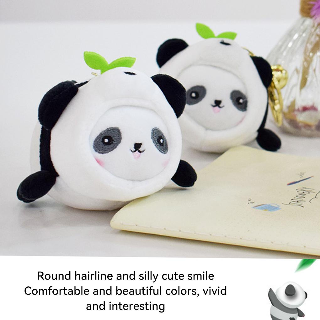 Set 2 Móc Khóa Hình Thú Nhồi Bông Dễ Thương