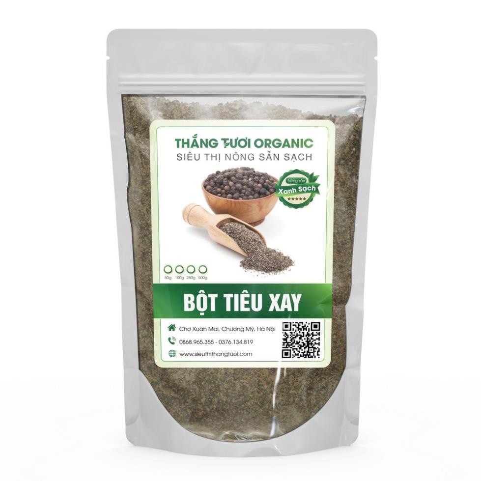 Hạt tiêu xay nguyên chất 100% (không chất phụ gia và chất bảo quản) tạo hương vị đặc biệt cho món ăn Việt