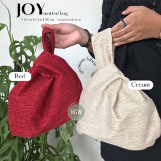 Image of Joy Knotted Bag 24x9x20 Tas korea aesthetic hampers goodie bag souvenir