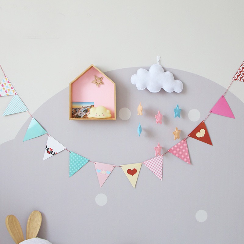 Cờ treo trang trí tiệc dễ thương (PK16)