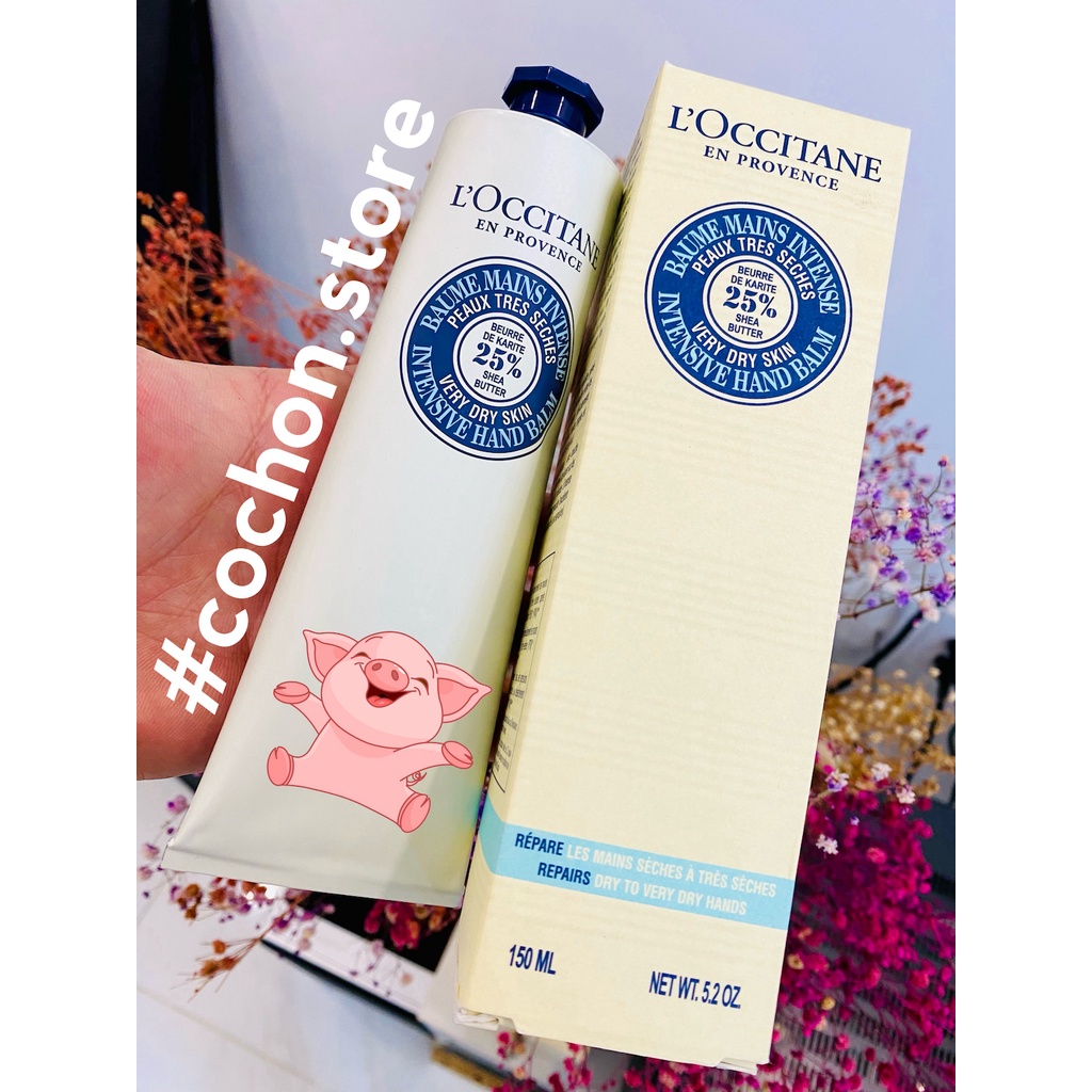 L’OCCITANE Kem Dưỡng Da Tay 25% SHEA BUTTER INTENSIVE HAND BALM 150ml