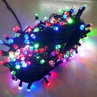 Dây Đèn Led Nháy Chớp Kim Cương Đủ Màu Dài trang trí quấn cây Tết, Noel, Độ Dài Dây 10m