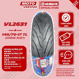 Vỏ lốp xe máy vanlock 140/70-17 tl vl2631 gai michelin pilot street lốp không ruột