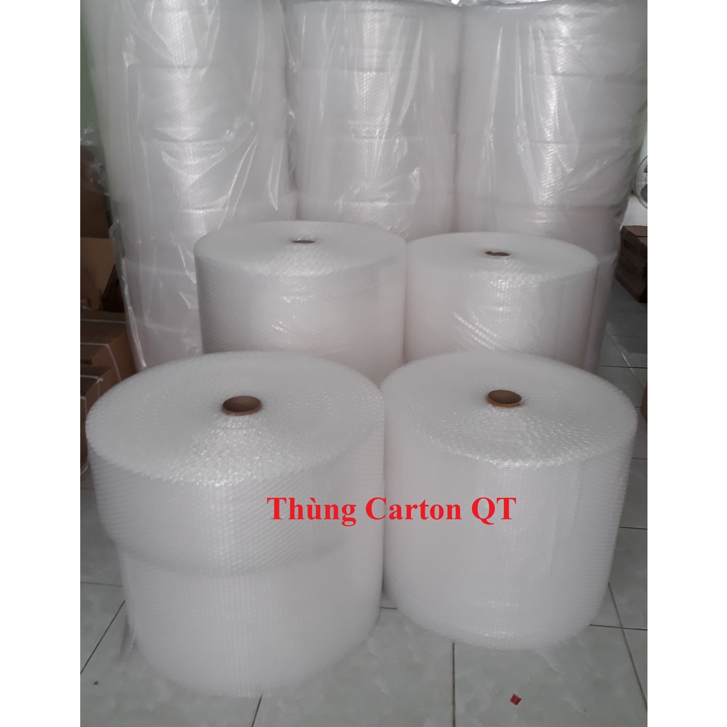 Cuộn Bóng Khí QT - Xốp Nổ - Xốp Chống Sốc Gói Hàng - Bọc Hàng Nhiều Kích Thước Giao Hỏa Tốc - 1 Cuộn