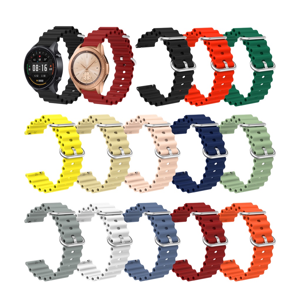 Dây Đeo Silicon Có Khóa Kim Loại Cho Đồng Hồ Thông Minh huawei watch fit 2 / fit / fit
