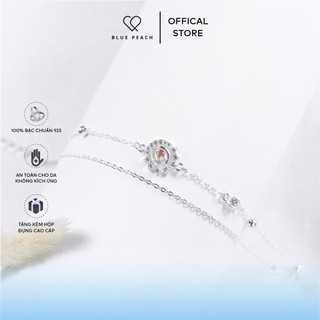 Lắc tay bạc 925 blue peach milky way vn lt622