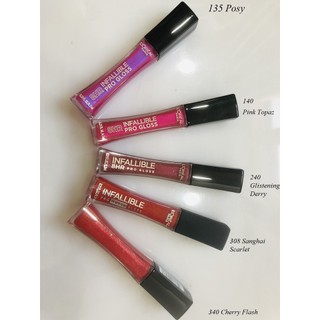 [ Hàng USA] Son Kem Lì L'Oreal Infallible Lip Pro Matte Gloss 6.3ml