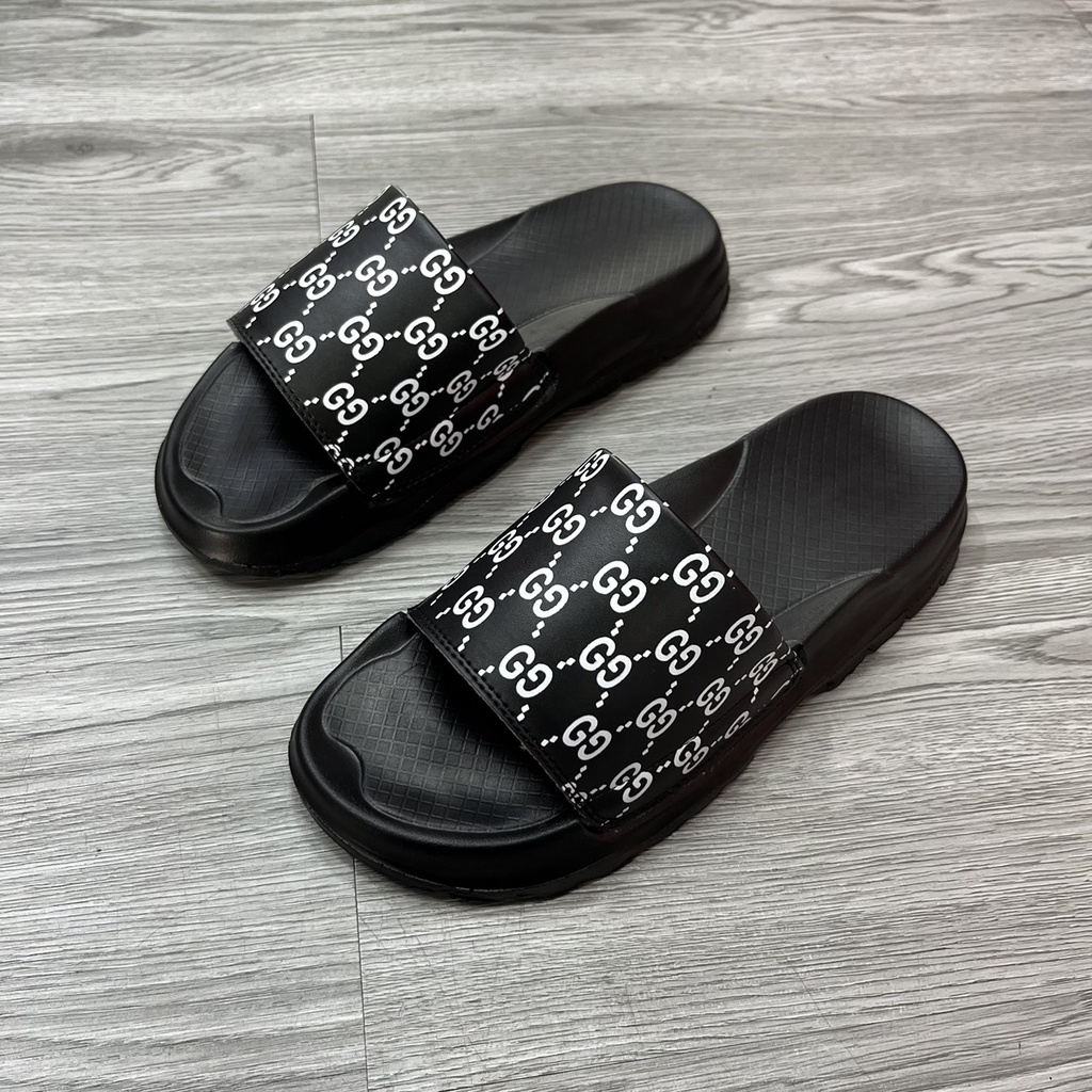Dép độn đế nam nữ in chữ GG cực sang cực chất hot mới
