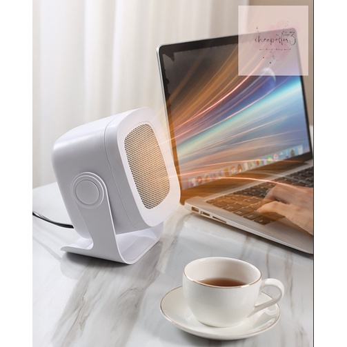 Máy sưởi mini công nghệ PTC Ceramic 400W/800W nóng nhanh, tiết kiệm điện,không phát sáng,không gây bỏng, không dùng oxy