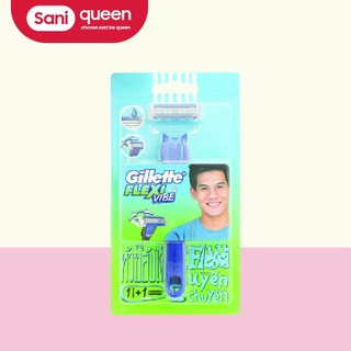 Dao cạo gillette flexi vibe - 1 cán dao + 1 lưỡi dao - saniqueen