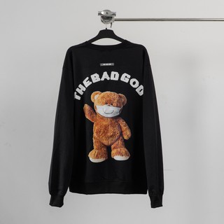 Áo Sweater nỉ dài tay The Bad God Teddy Mask