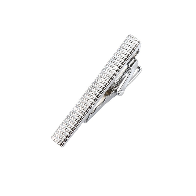 Kẹp Cà Vạt Bản Ngắn 4.5cm Tráng Gương Màu Vàng / Bạc Thời Trang Sang Trọng Cho Nam