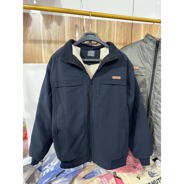 Áo khoác tặng ông, tặng bố lót lông nặng 1kg