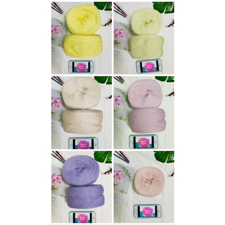 Yarn - Sợi Cotton 100% Xe tròn | Màu HOT đẹp_Sợi mền nhỏ nhẹ | Từ 250gram - 260gram_Cỡ 0.5mm | Hàng Tuyển - Terri Store