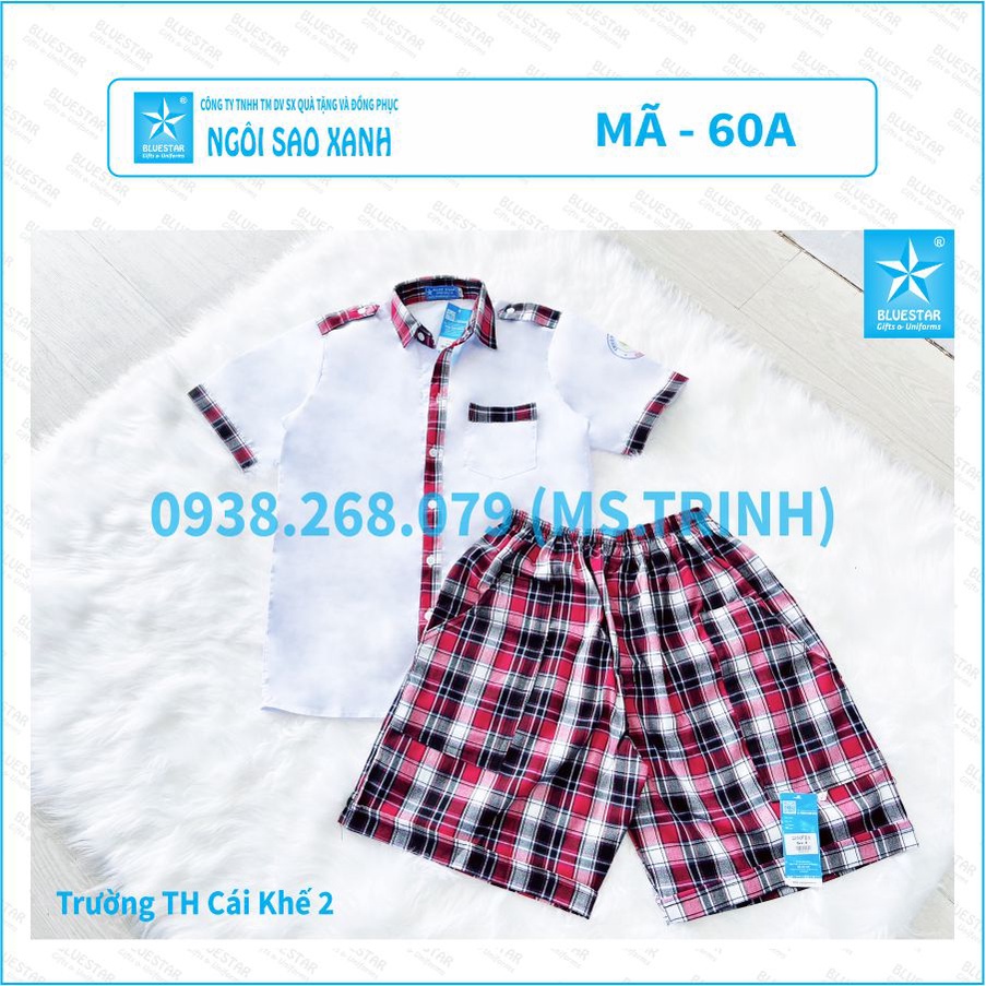 Áo đồng phục học sinh nam - Tiểu học Cái Khế 2