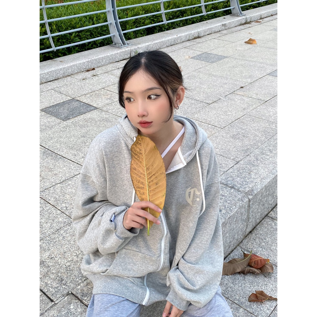 [SALE- NỈ MỎNG ] Calem Club - Áo khoác Hoodie Zip MINIMALISM chất nỉ lót bông form unisex | BigBuy360 - bigbuy360.vn