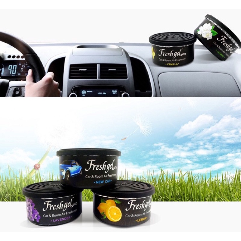 Sáp thơm ô tô Freshgel Chống say khử mùi xe hơi cao cấp