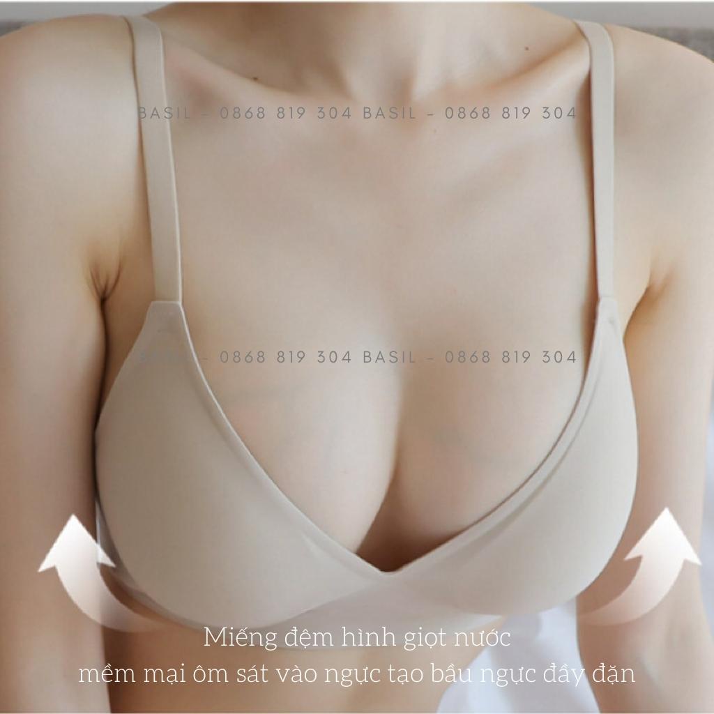 Áo lót nâng ngực DA04 Basil nữ đệm ~4cm không gọng chống hằn định hình cao cấp