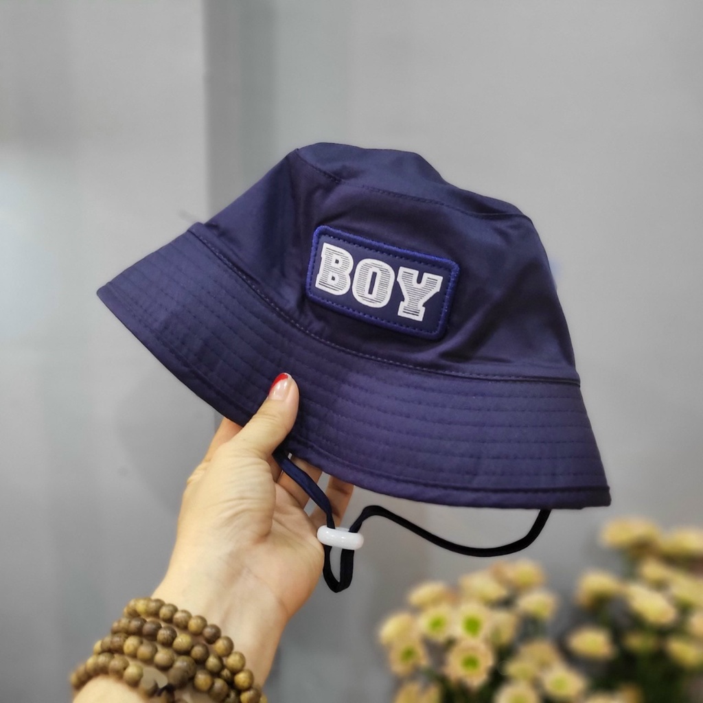 Nón cho bé ( 2 tuổi - 4 tuổi), mũ trẻ em BOY vải Cotton đẹp mền thời trang (Ảnh thật)