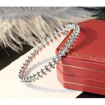 Vòng Tay Đinh TáN Mạ BạC 18K Cho Nam Và Nữ