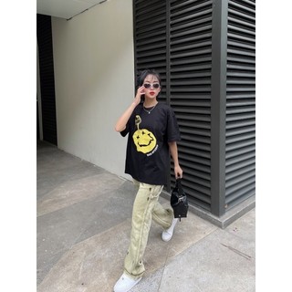 ÁO THUN JUST SMILE - ĐEN