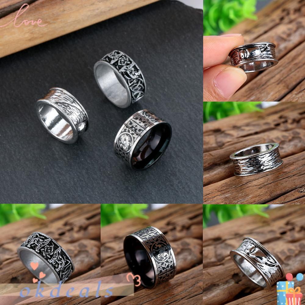 Nhẫn Thời Trang Phong Cách Punk Hip Hop Gothic Cho Nam