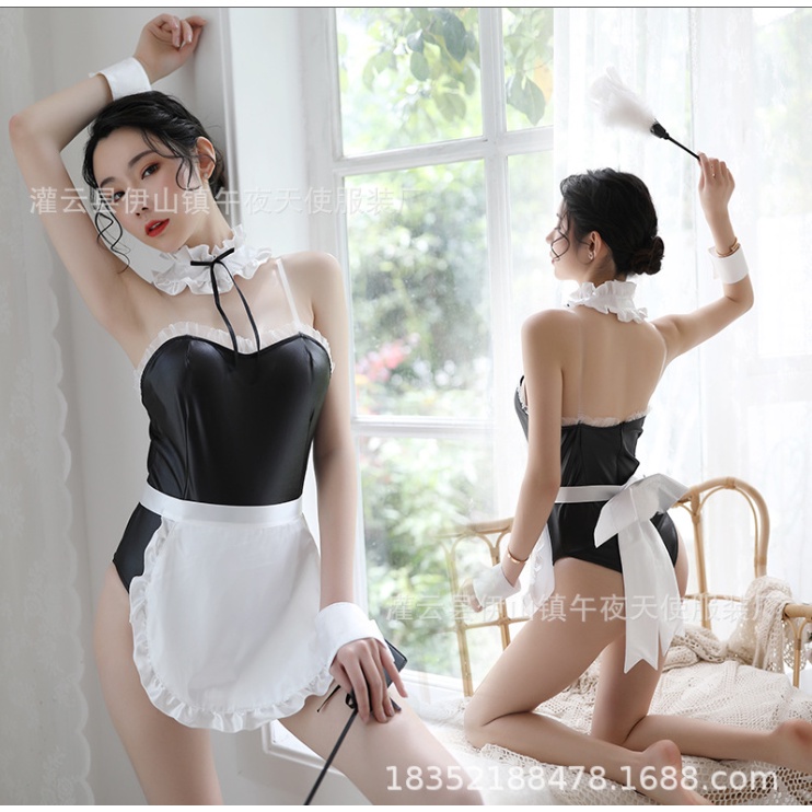 Cosplay hầu gái hóa trang sexy quyến rũ gợi cảm đồ lót anime bodysuit mã 806