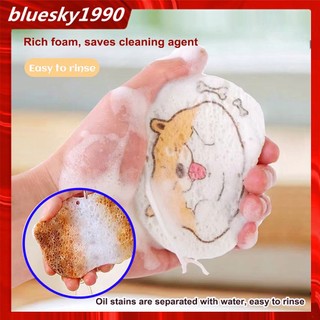 Miếng bọt biển rửa chén hình hoạt họa đáng yêu, Miếng rửa bát cute