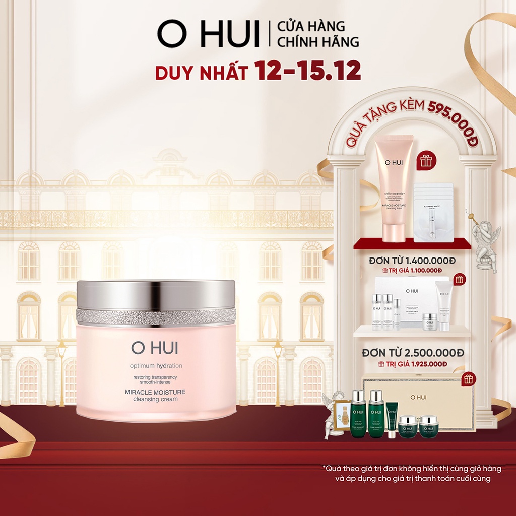 Kem tẩy trang dưỡng ẩm OHUI Miracle Moisture Cleansing Cream 200ml