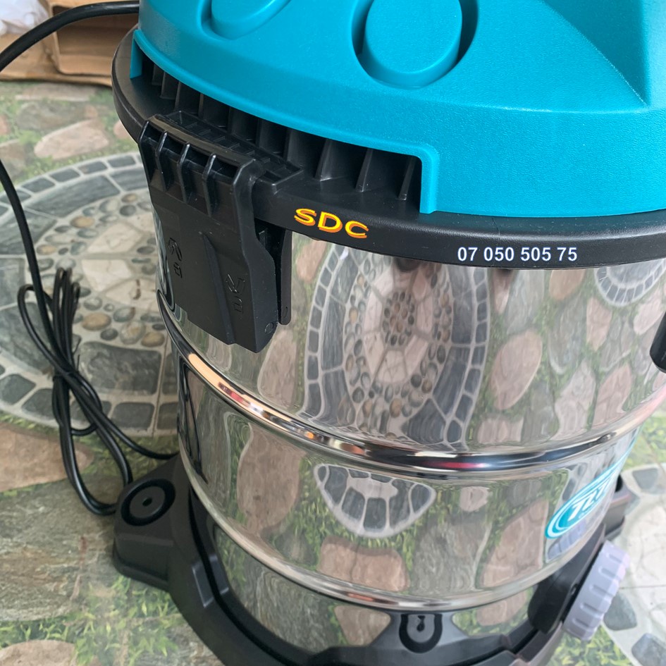 1300W Máy hút bụi công nghiệp 30L TOTAL TVC13301 | Hút khô và ướt