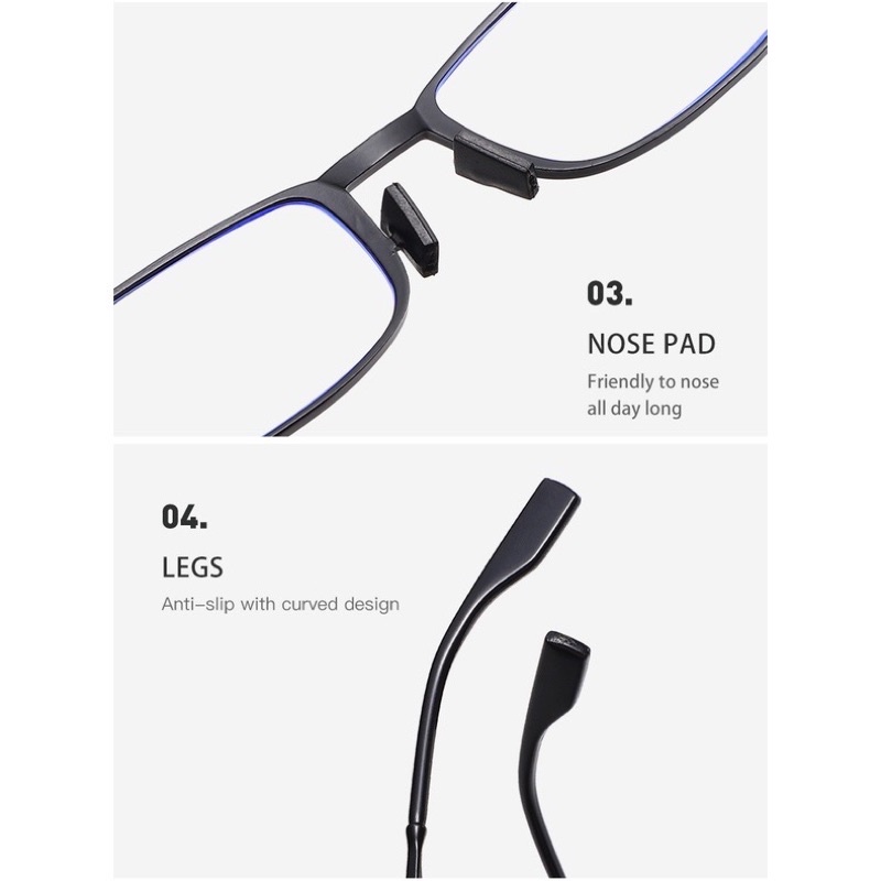 [HCM]Mắt Kính Đọc Sách H011 Với Gọng Kim Loại