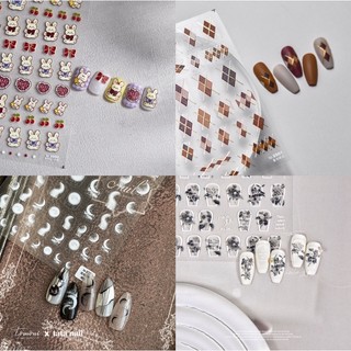 Sticker lụa 5d cao cấp mẫu mới dán móng tay nail