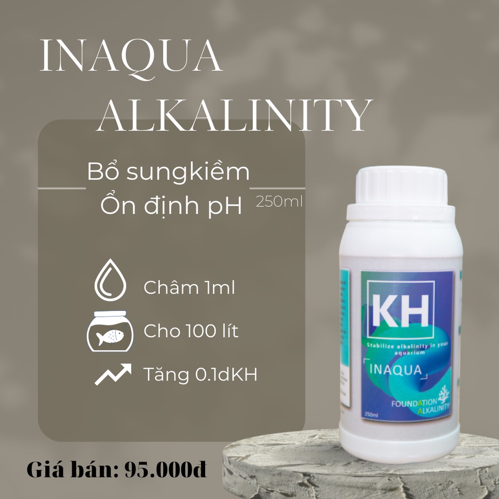 inAqua - Bổ sung độ kiềm (KH) cho hồ cá biển