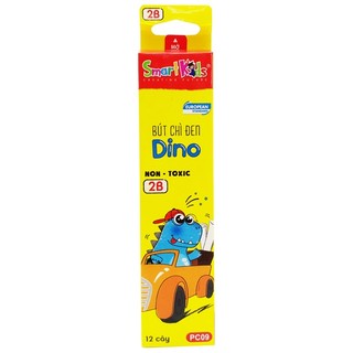 Bút chì 2B Smartkids họa tiết Unicorn Dino