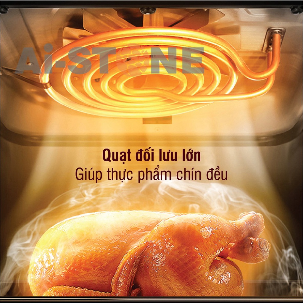Nồi chiên không dầu Ai-STONE Ai-6800 12L công suất 1600W Bảo hành 12 tháng