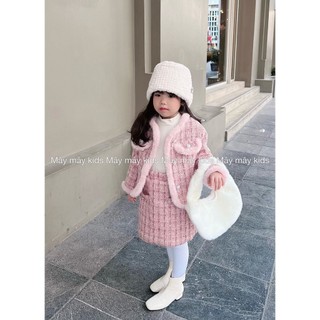 Set dạ hồng lót trần bông