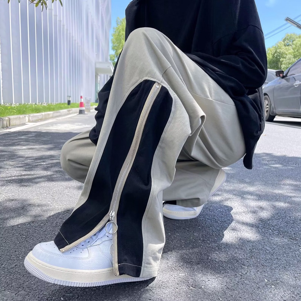 Quần Dài hip hop Đường Phố Thời Trang Phong Cách Hàn Quốc Cho Nam
