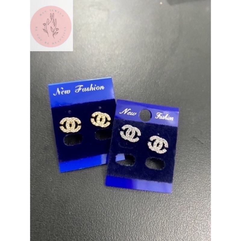 Bông tai, khuyên tai chữ X cá tính size mini cute