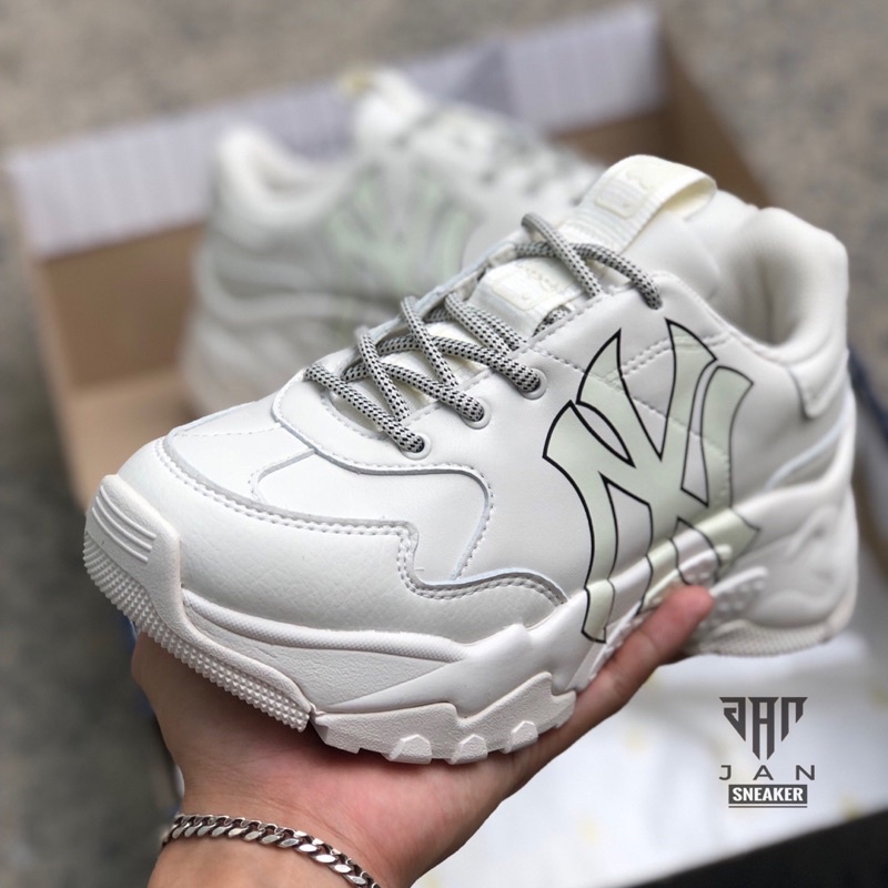 Giày MLB Bigball Chunky NY Trắng Chính hãng