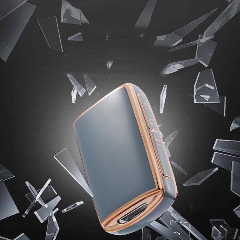 Bao Da, Ốp Bảo vệ, Vỏ Bọc Chìa Khóa Viền Vàng Sang Trọng Phù Hợp Cho Xe Mazda 2,3,6,CX-3,CX-5,CX-8 Sau 2020