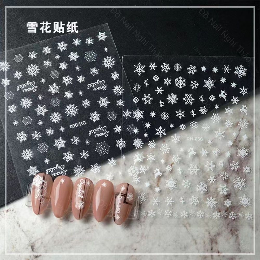 Sticker nail noel giáng sinh JELIVA trang trí móng