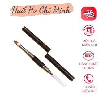 [Cọ cao cấp] Cọ đắp gel 2 đầu - cọ đắp gel gôm chuyên dụng cho dân làm móng