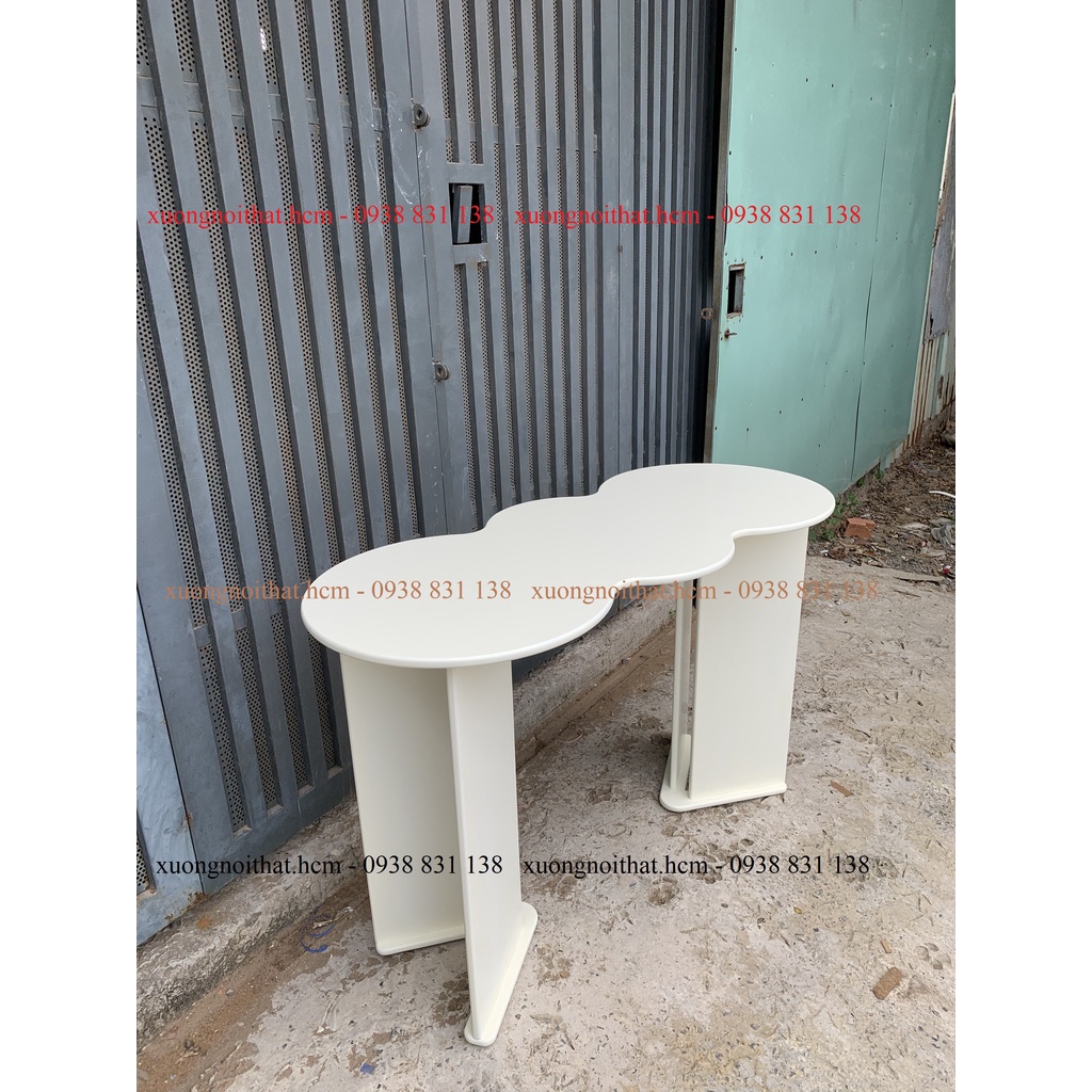 *ảnh thật* bàn decor, làm việc gỗ MDF sơn #xuongnoithat.hcm