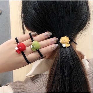 Dây cột tóc hình khủng long cute phong cách Hàn Quốc