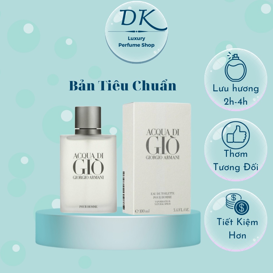 Nước Hoa Nam AQuaDi Giò Trắng EDP 100ml Nam tính lịch lãm - Dầu thơm Giò Trắng lưu hương lâu