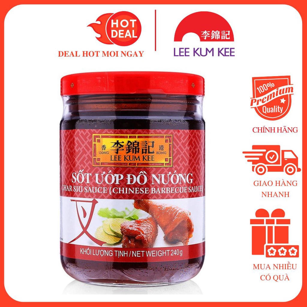Sốt Ướp Đồ Nướng Xá Xíu Lee Kum Kee 240G Chính Hãng