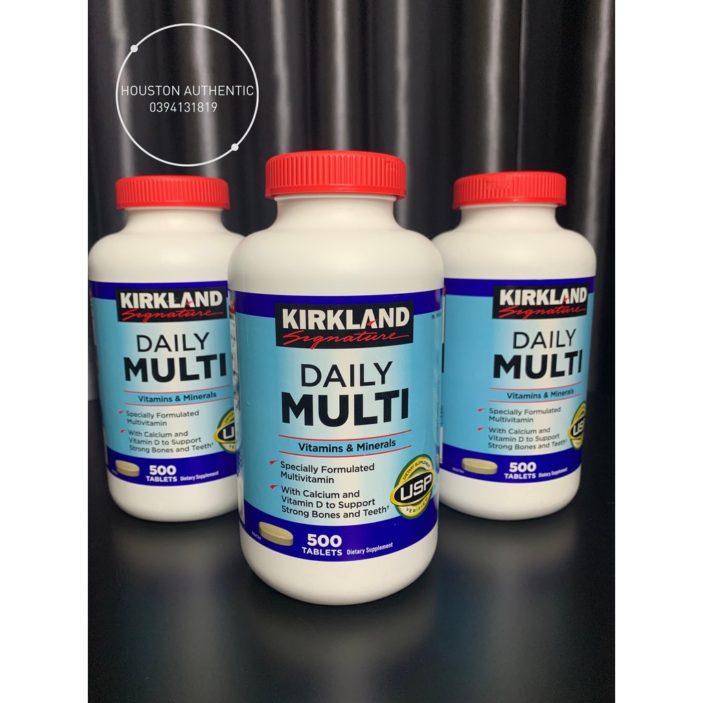 Vitamin tổng hợp Kirkland Mature Adults 50+ Multi 400 viên _ Live mua hàng tại Mỹ