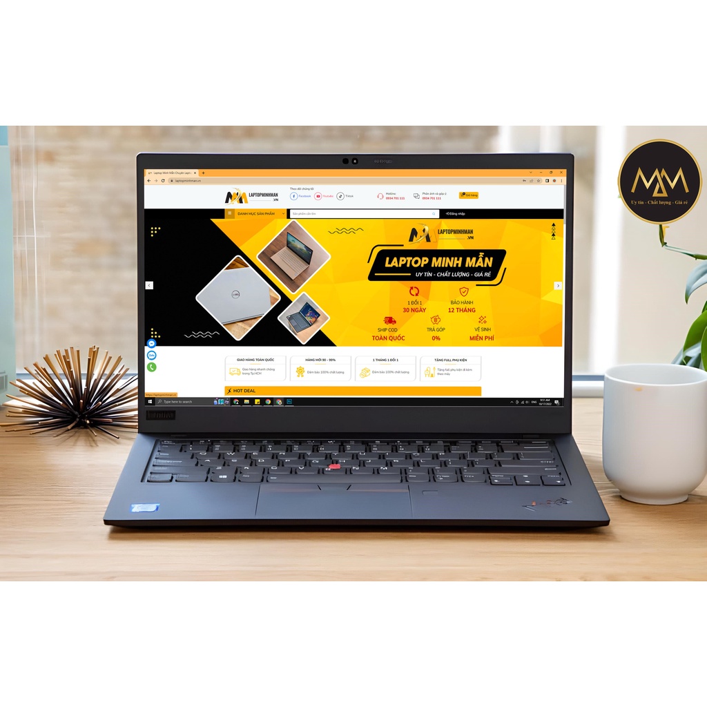 LENOVO THINKPAD X1 CARBON GEN 7 I7 8665U RAM 16GB SSD 256GB FULL HD DOANH NHÂN GIÁ RẺ