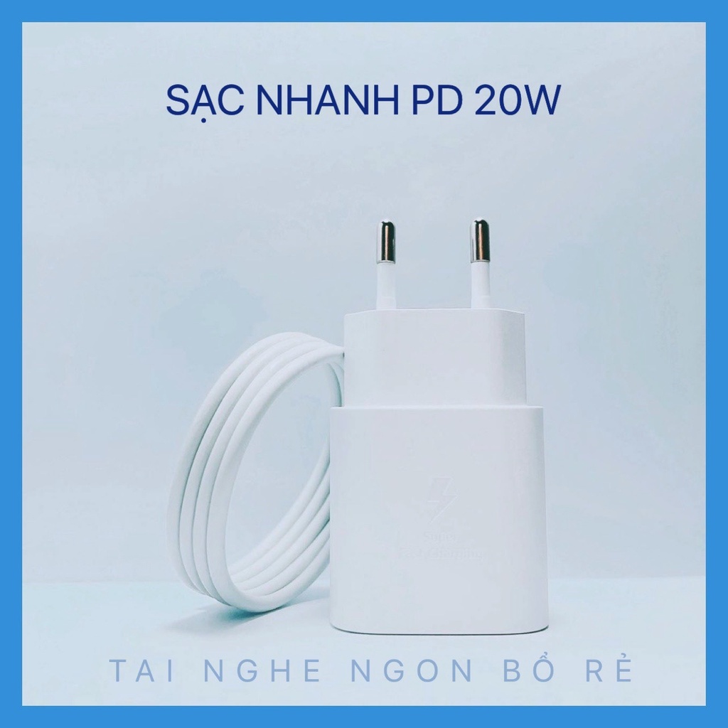 Sạc Nhanh PD 20W Chân Tròn Dành Cho Máy 7>14